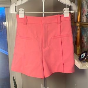 Pink zara shorts (worn once) size XS